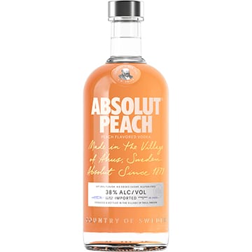 ABSOLUT PEACH VODKA (750ML)