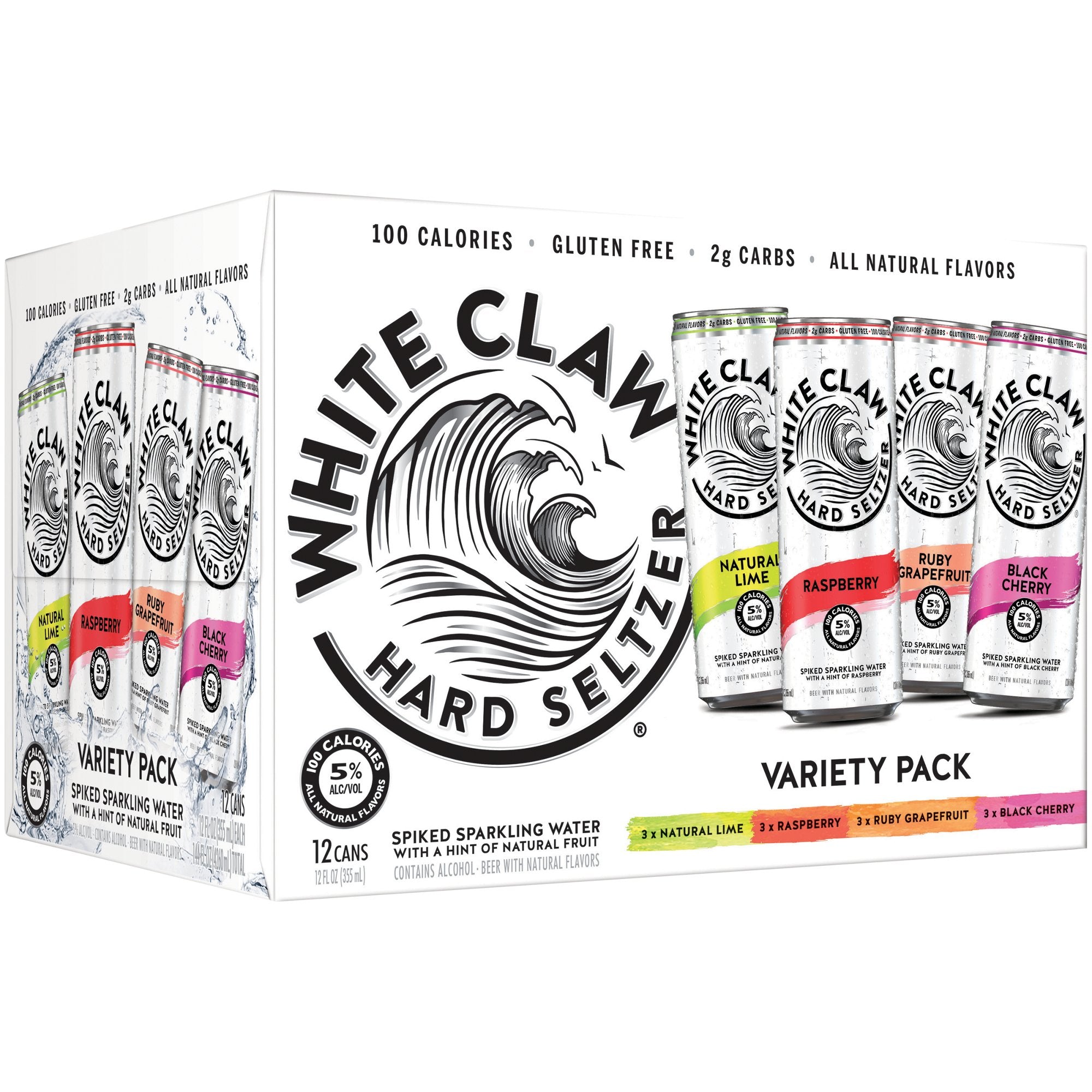 WHITE CLAW VARIETY #1 (12/12OZ)
