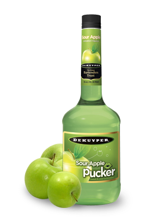 DEKUYPER PUCKER SOUR APPLE (750ML)