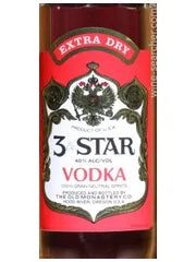 3 STAR VODKA (750ML)
