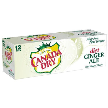 CANADA DRY ZERO SUGAR (12/12OZ)