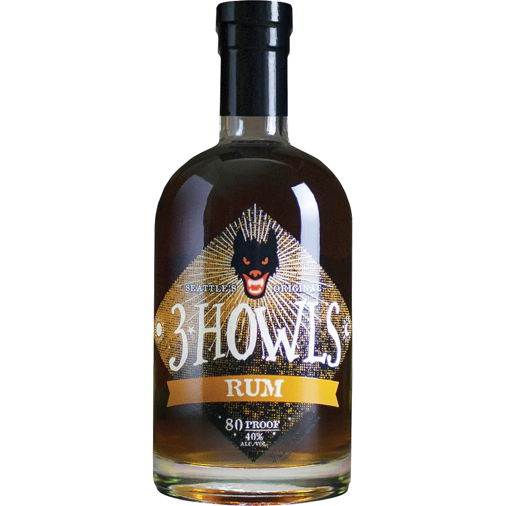 3 HOWLS GOLD LABEL RUM (750ML)