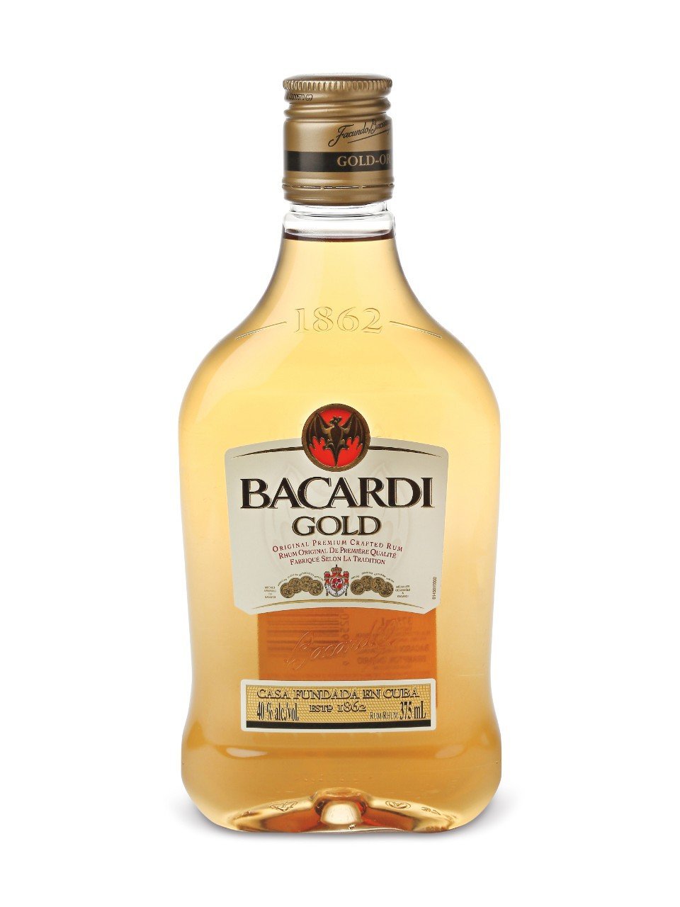 BACARDI GOLD RUM (375ML)