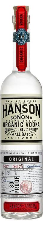 HANSON OF SONOMA ORGANIC VODKA 6PK