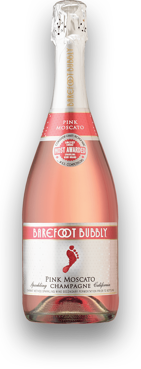 BAREFOOT BUBBLY PNK MOSCATO (750ML)