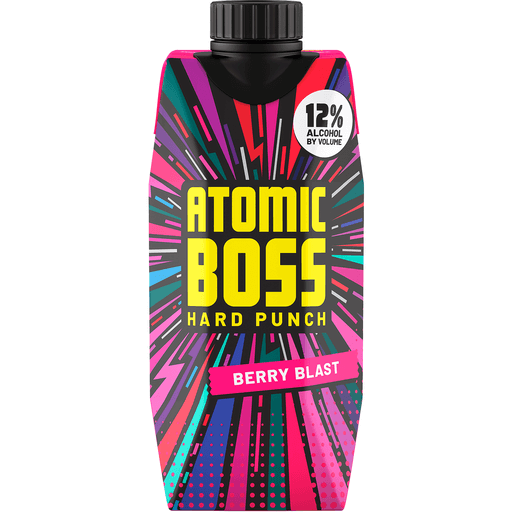 ATOMIC BOSS HARD PUNCH BERRY BLAST