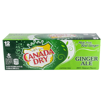 CANADA DRY GINGER ALE (12/12OZ) C