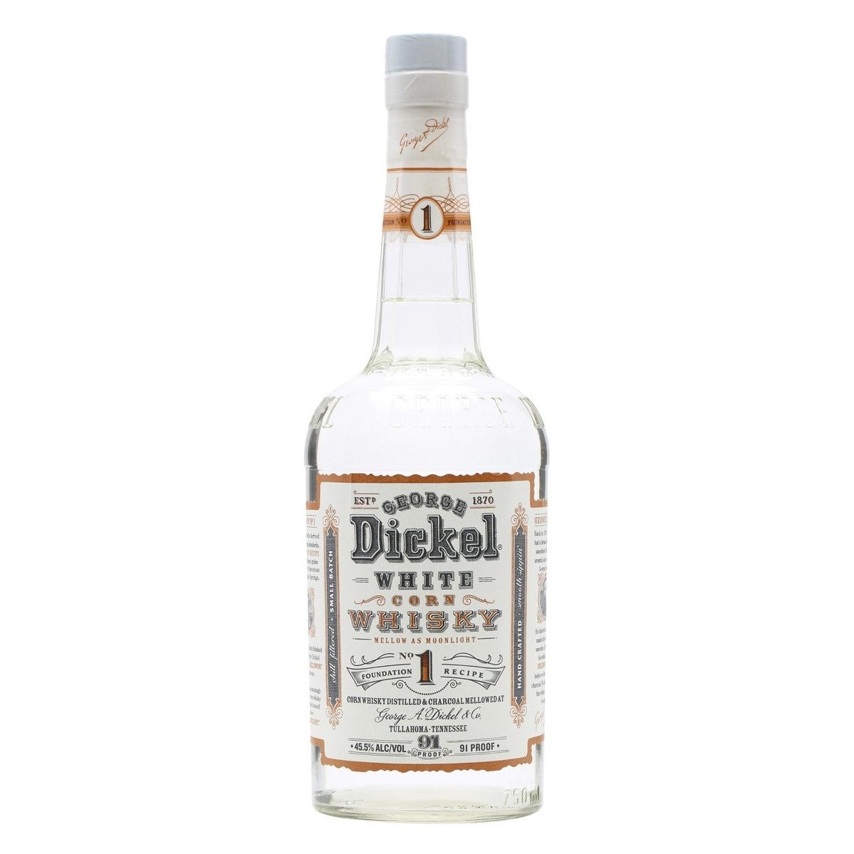 GEORGE DICKEL WHITE CORN WHISKY (750ML)