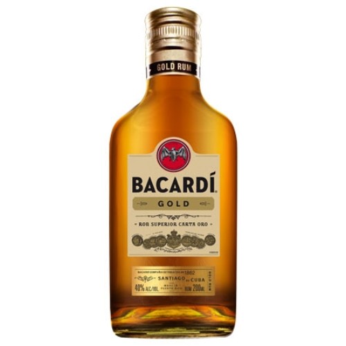 BACARDI GOLD RUM (200ML)