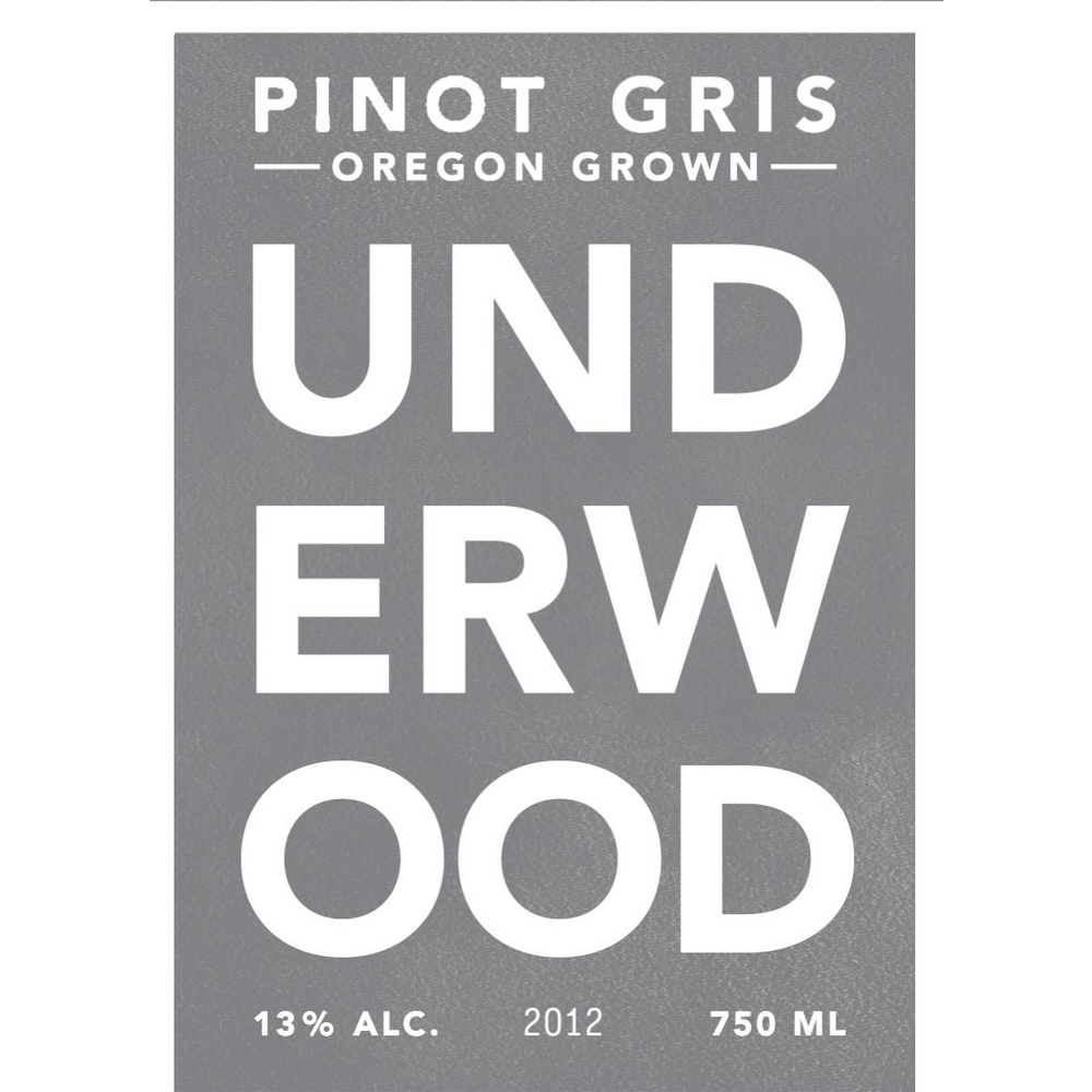 UNDERWOOD PINOT GRIS (750ML)