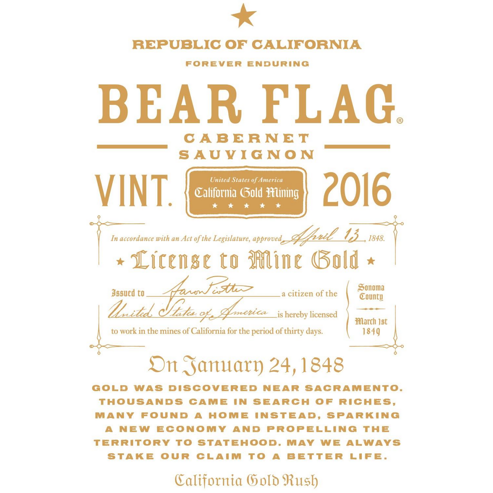 BEAR FLAG CABERNET SAUVIGNON