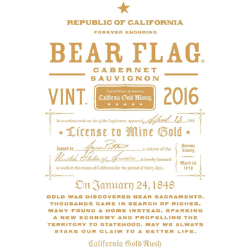 BEAR FLAG CABERNET SAUVIGNON