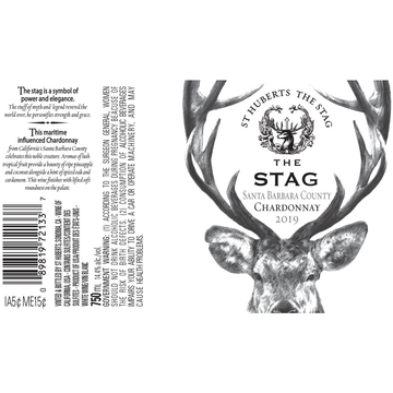 ST HUBERTS STAG CHARD (750ML)