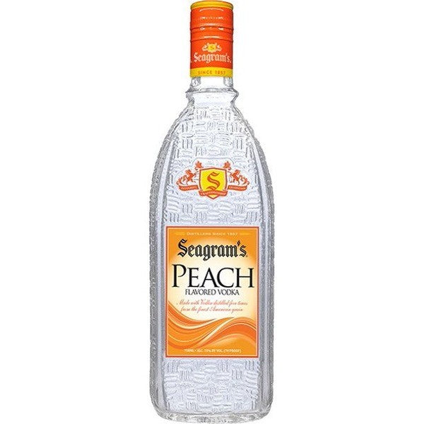 SEAGRAMS PEACH VODKA (750ML)