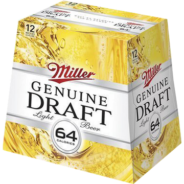 MILLER GENUINE DRAFT (12/12OZ)B