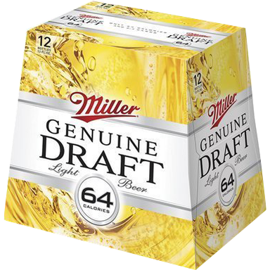 MILLER GENUINE DRAFT (12/12OZ)B