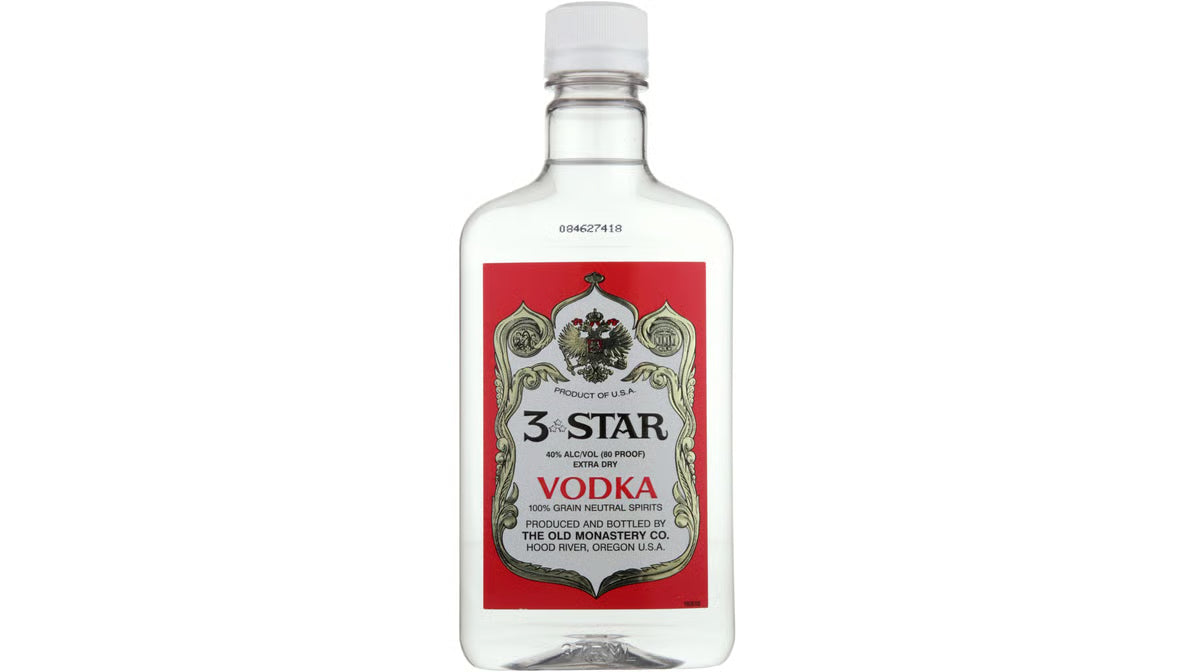 3 STAR VODKA (375ML)