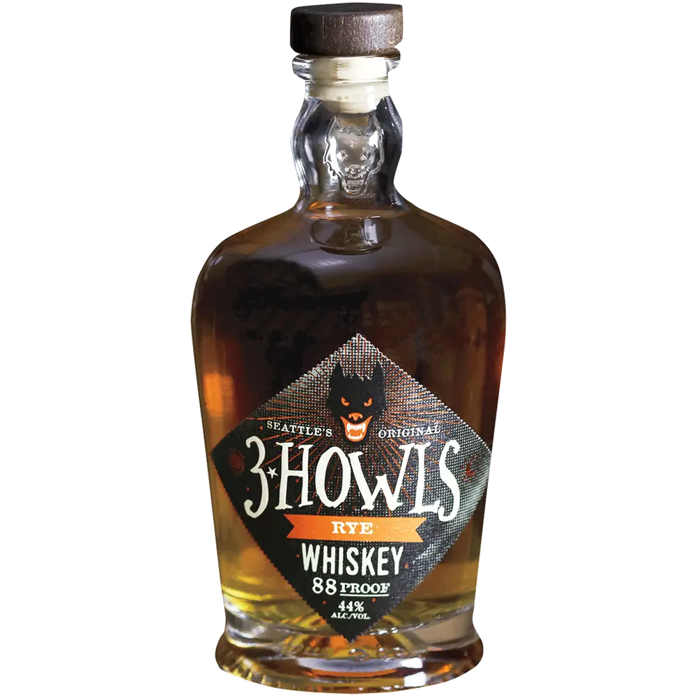 3 HOWLS RYE WHISKEY (750ML)