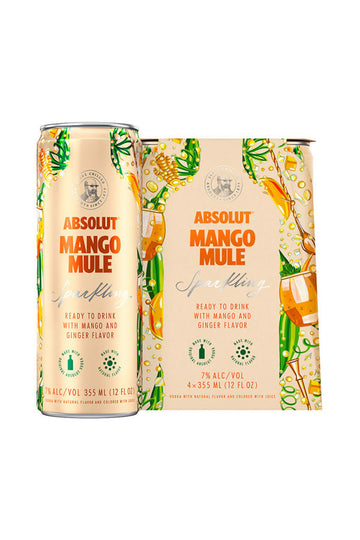 ABSOLUT MANGO MULE RTD 4PK (12OZ)