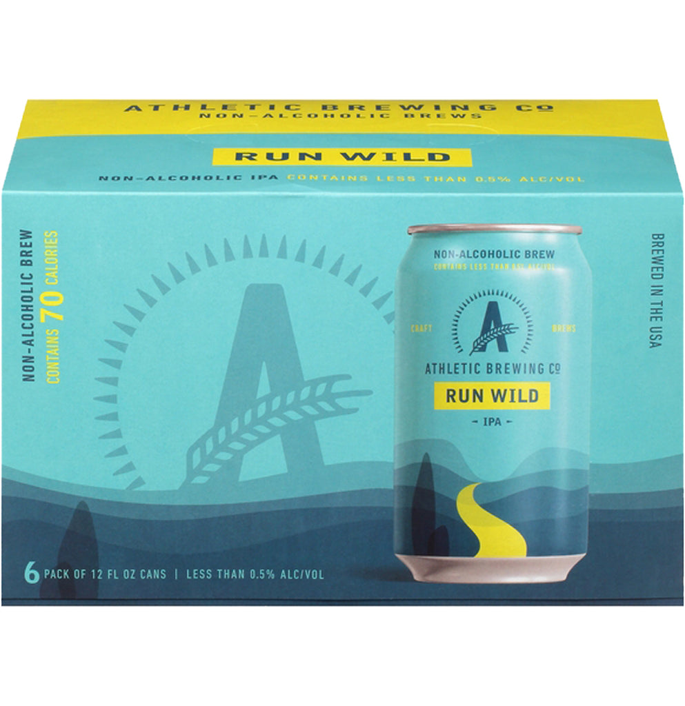 ATHLETIC BREWING RUN WILD IPA N/A (6/12OZ)