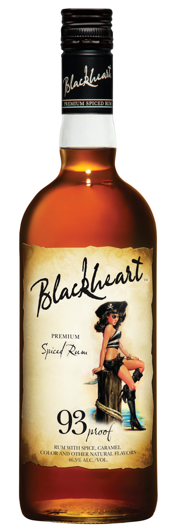 BLACKHEART SPICED RUM (750ML)