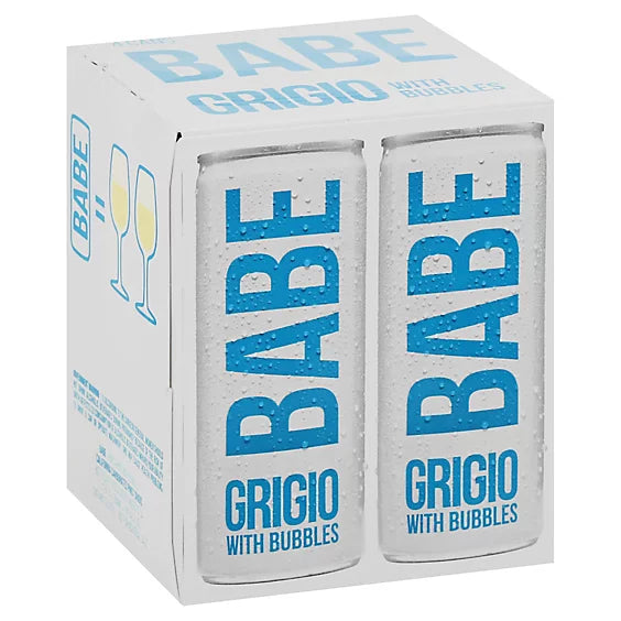 BABE GRIGIO WITH BUBBLES 4PK (250ML)