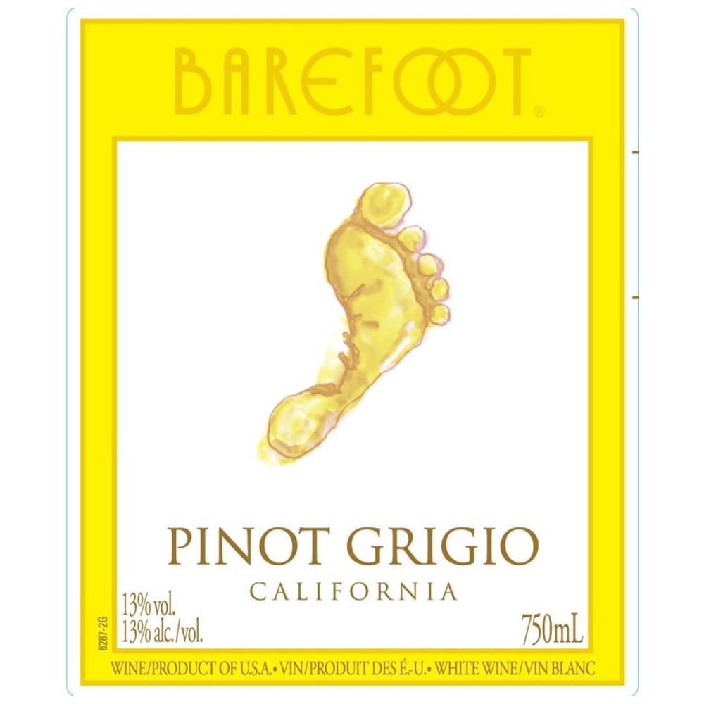 BAREFOOT PINOT GRIGIO (750ML)