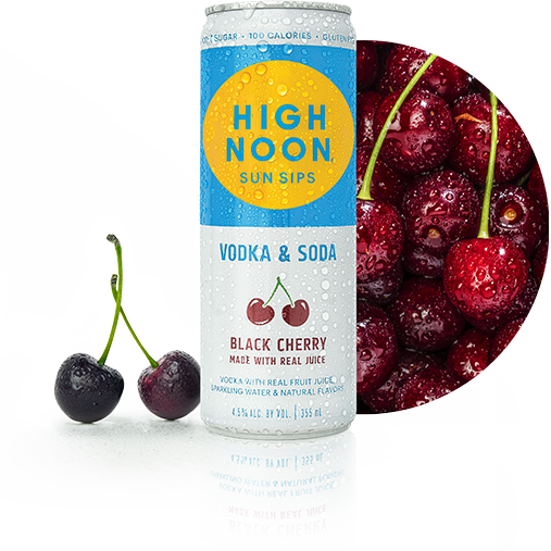 HIGH NOON BLACK CHERRY (12OZ)