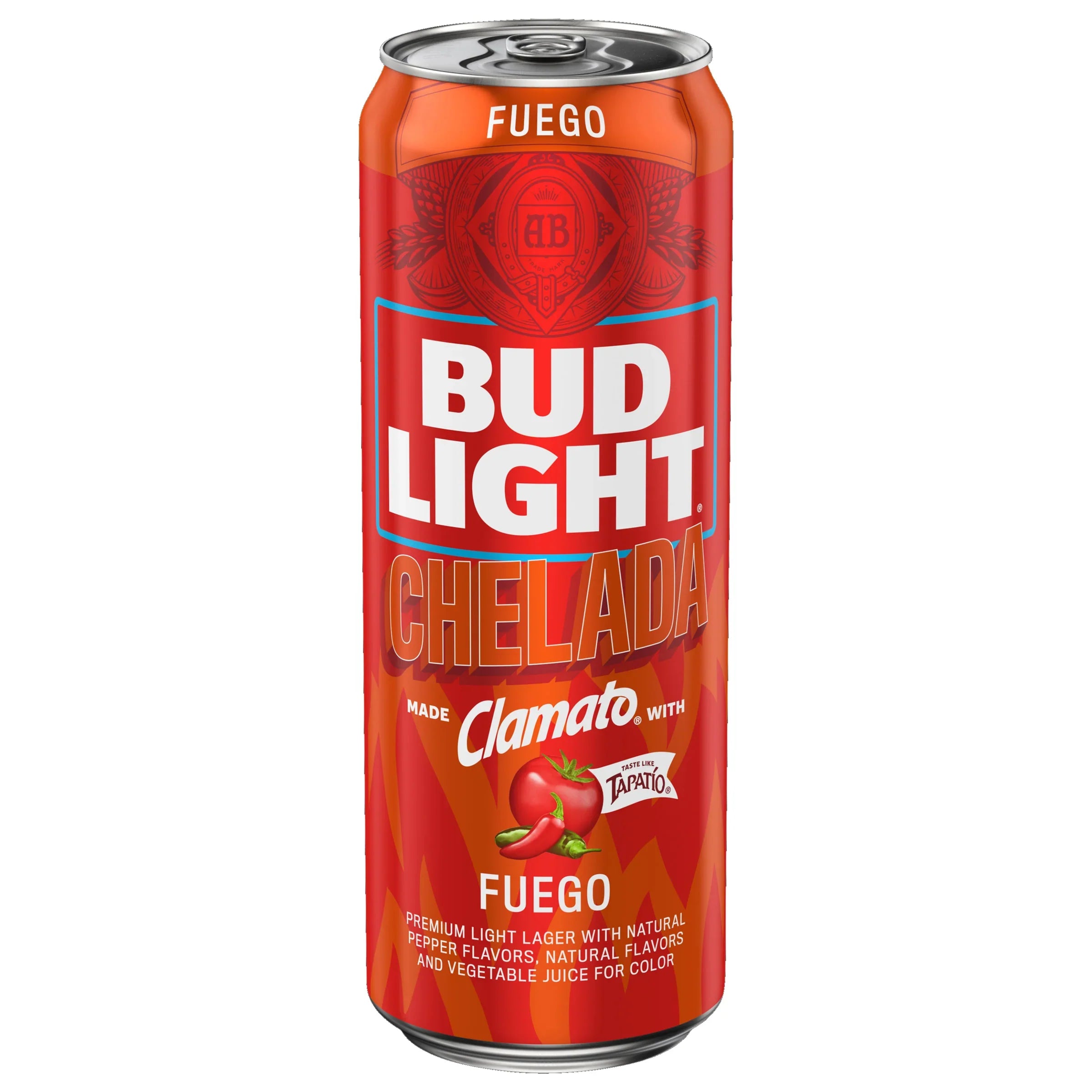 BUD LIGHT CHELANDA FUEGO (25OZ)