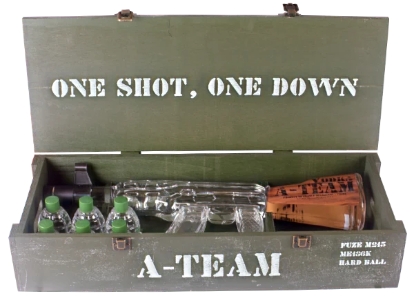 A TEAM KALASHNIKOV GUN SET (750ML)
