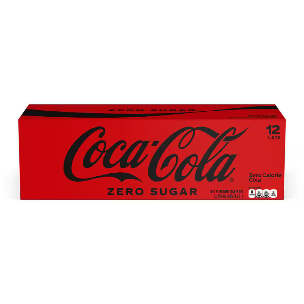 COKE ZERO CAN 12PK 12 OZ