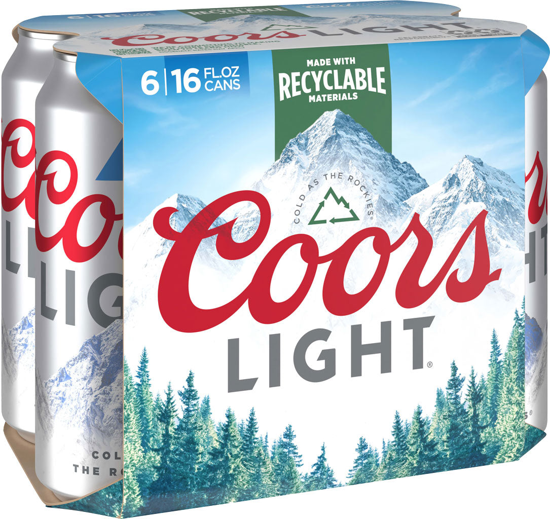 COORS LIGHT CAN (6/16OZ)