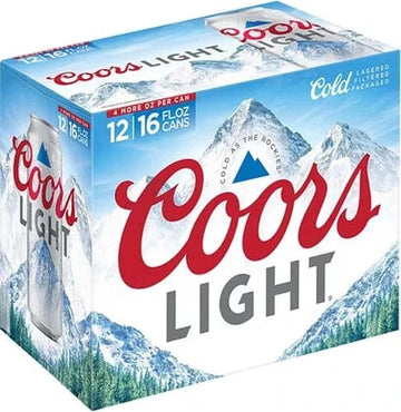 COORS LIGHT (16OZ/12PK) CAN
