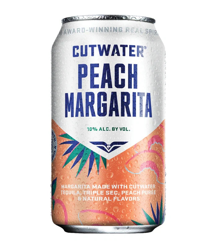 CUTWATER PEACH MARGARITA 4PK) CAN