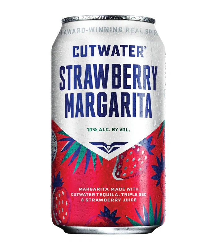 CUTWATER STRAW MARG (4PK/12OZ)