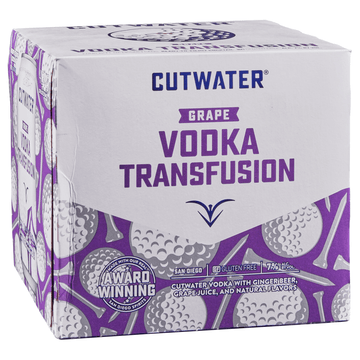 CUTWATER VODKA TRANSFUSION (12OZ 4PK)