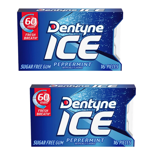 DENTYNE ICE PEPPERMINT GUM 32 OZ