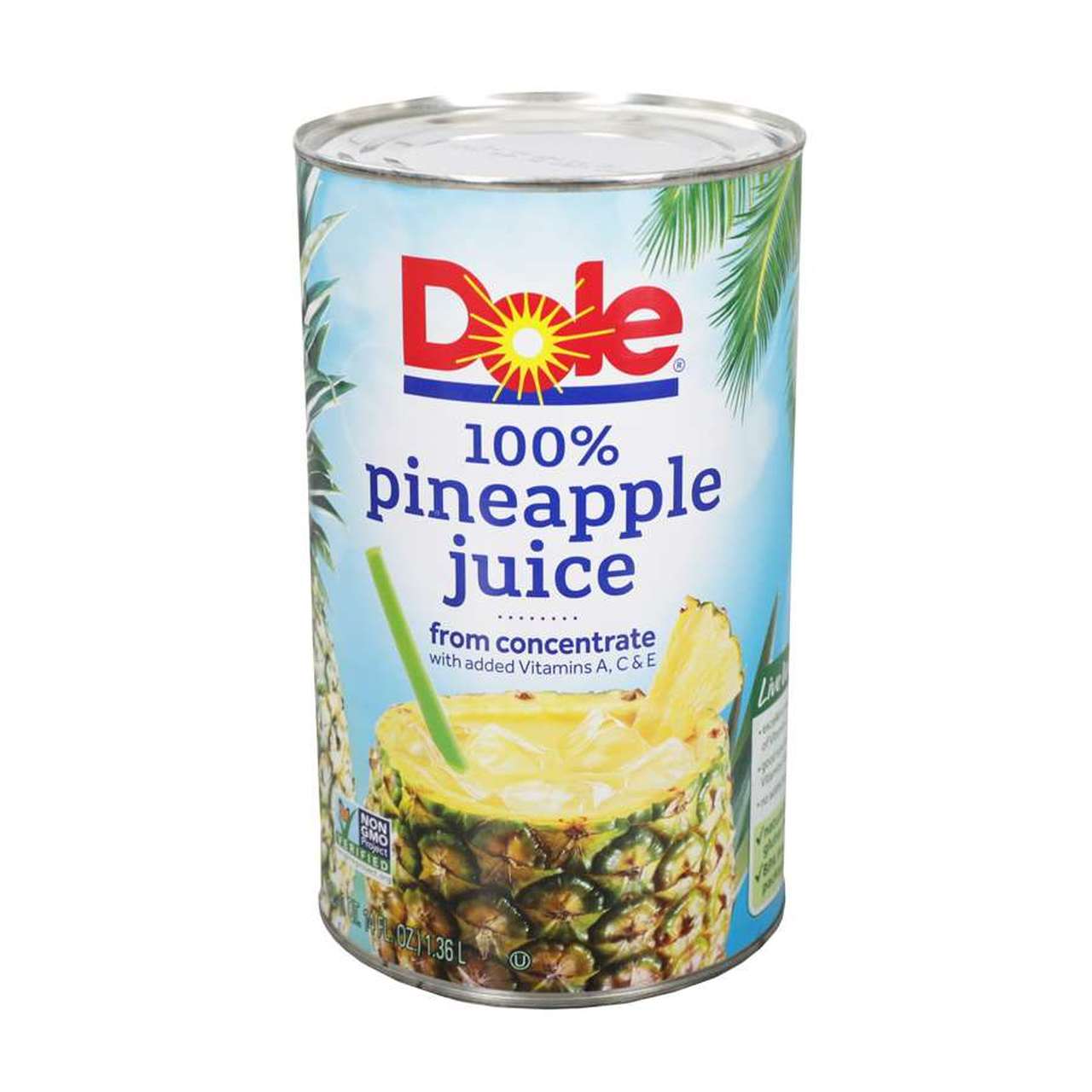 DOLE PINEAPPLE 100% (46OZ)