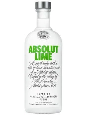 ABSOLUT VODKA LIME (750ML)