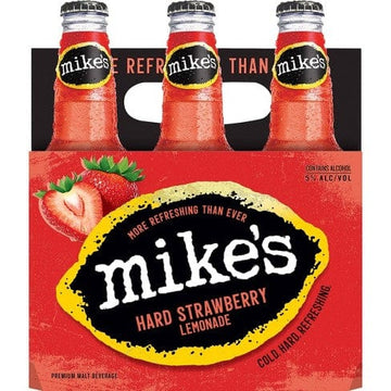 MIKE'S HARD STRAW LEM BOTTLE 12 OZ