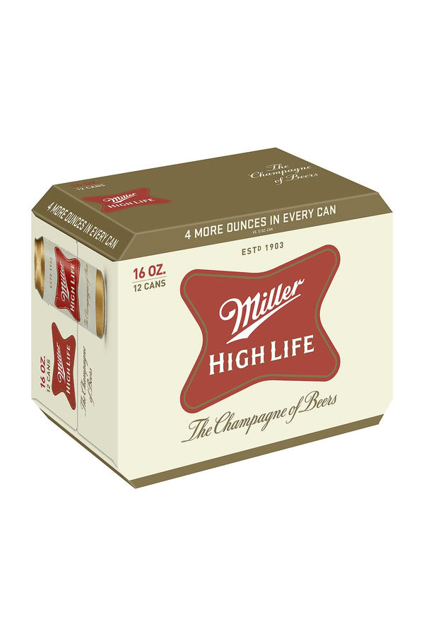 MILLER HIGH LIFE CAN (12/16OZ)