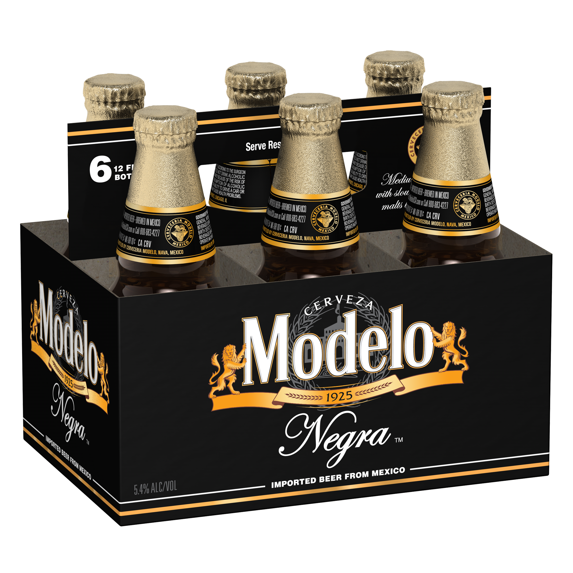 MODELO NEGRA B  (6/12OZ)