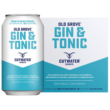 CUTWATER GIN & TONIC (4/12OZ)C