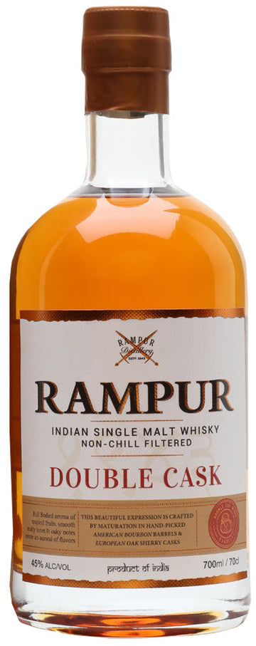 RAMPUR DOUBLE CASK INDIAN WHISKY (750ML)