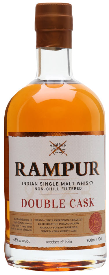 RAMPUR DOUBLE CASK INDIAN WHISKY (750ML)