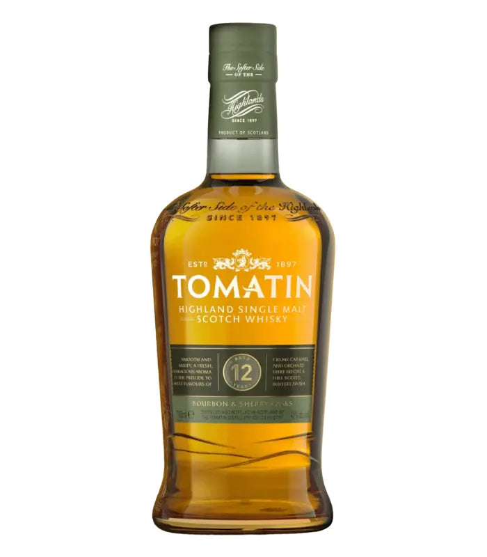 TOMATIN 12YR BOURBON & SHERRY CASK (750ML)