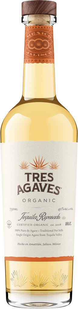 TRES AGAVES REPOSADO (750ML)