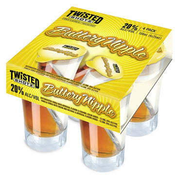 TWISTED SHOTZ BUTTERY NIPPLE (4/25ML)