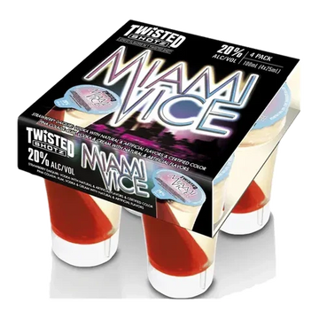 TWISTED SHOTS MIAMI VICE (100ML) 4PK