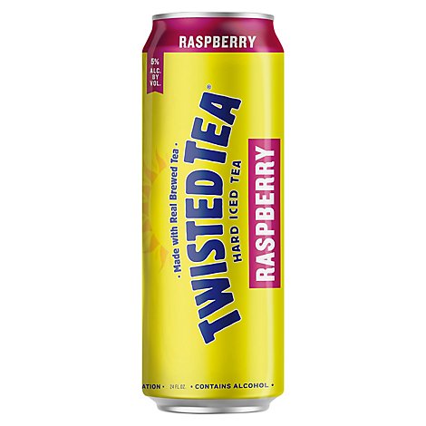 TWISTED TEA RASPBERRY CAN (24OZ)